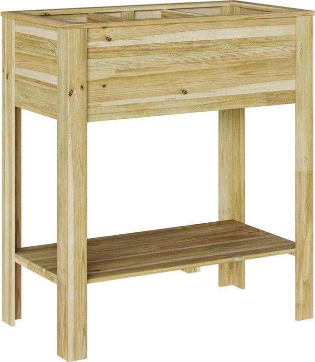 Actual product image vidaXL Holz Pflanzgefäss