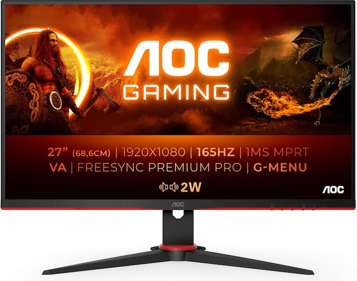 Actual product image AOC 27G2SAE/BK (1920 x 1080 pixels, 27")