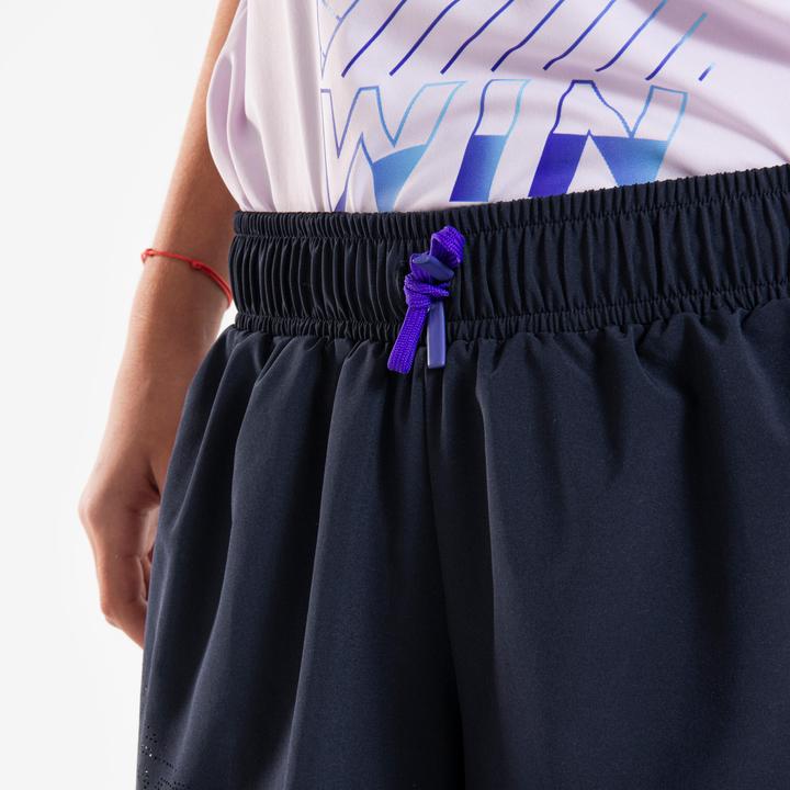 Actual product image Kiprun Laufshorts Mädchen atmungsaktiv - Dry+ 900 dunkelblau/lila