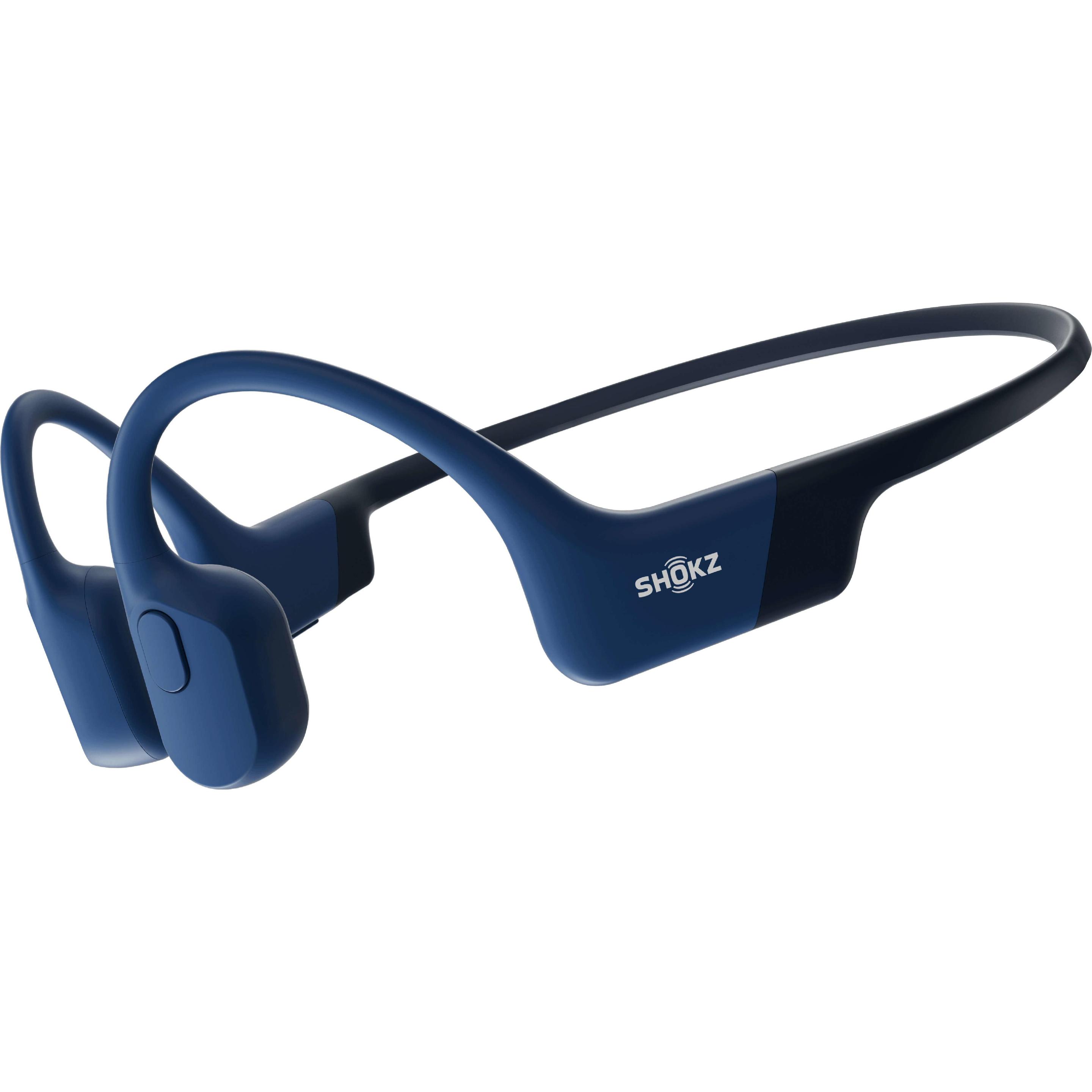 Shokz OpenRun (keine Geräuschunterdrückung, 8 h, Kabellos), Kopfhörer, Blau