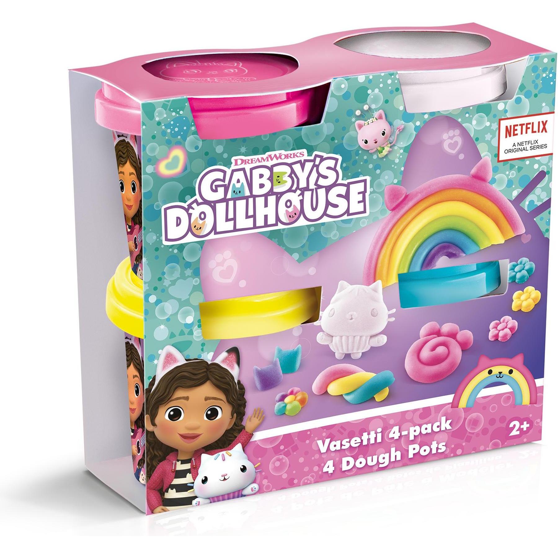 Rocco Giocattoli Gabby Puppenhaus Gläser 4er-Pack