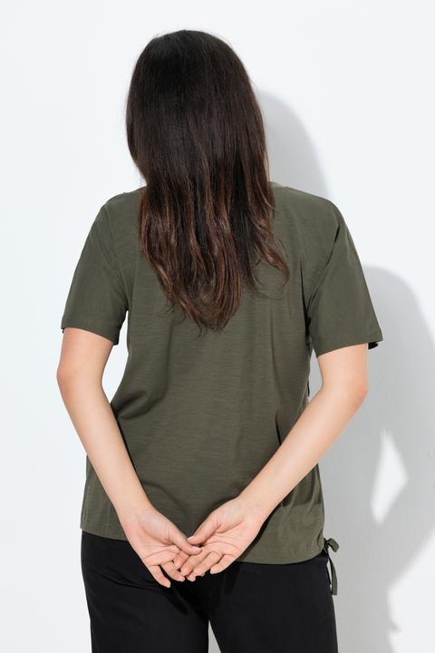 Produktbild Ulla Popken T-Shirt, Blüten, Oversized, Rundhals, Langarm, Saumband (58)