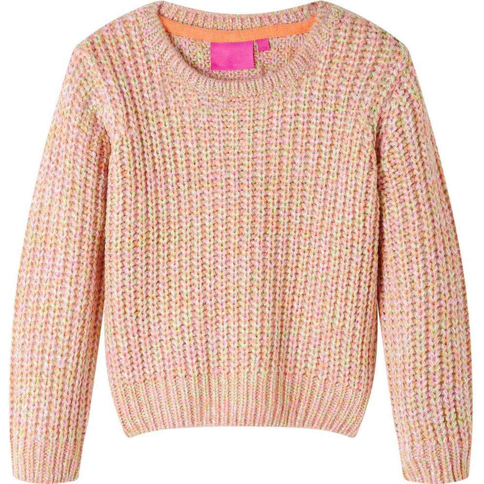 VidaXL, Jungen, Pullover, Kinderpullover Gestrickt Zartrosa 116,Material: 49 % Acryl, Rosa, (116)