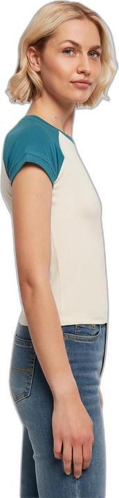 Produktbild Urban Classics Ladies Organic Stretch Short Retro Baseball Tee (XS)