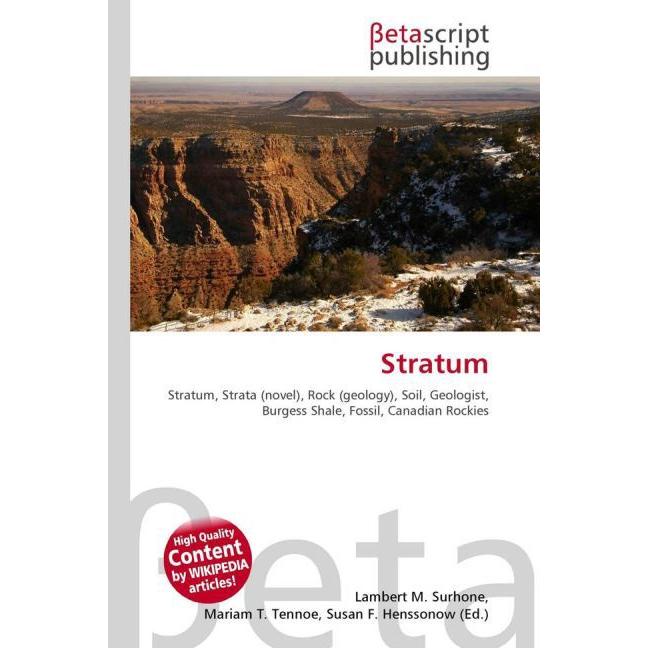Stratum, Fachbücher von Susan F. Marseken, Miriam T. Timpledon, Lambert M. Surhone