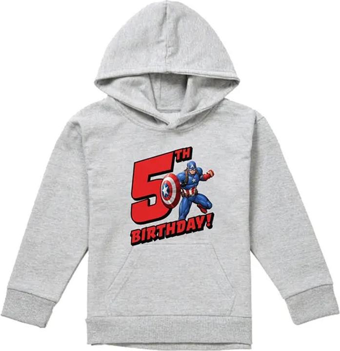 Image du produit Captain America - Sweat à capuche 5TH BIRTHDAY - Enfant (116)