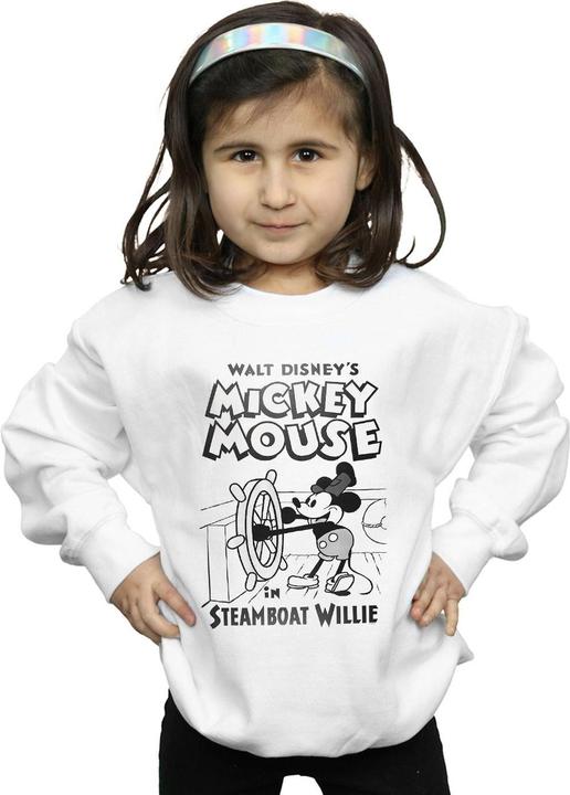 Produktbild Disney Mickey Mouse Steamboat Willie Sweatshirt Mädchen (116)