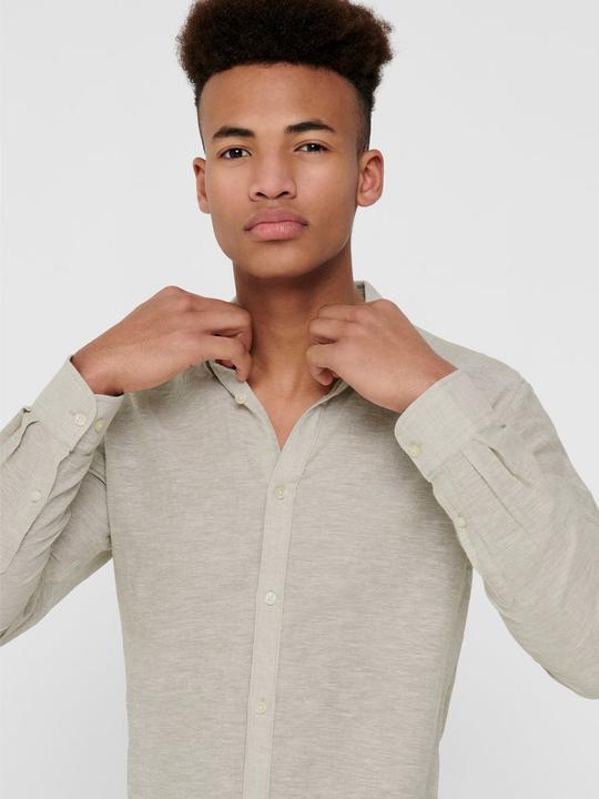 Produktbild Only & Sons Einfarbiges Langarmhemd (XS)