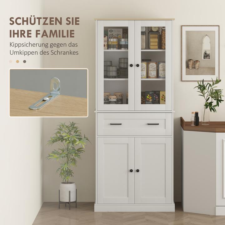 Produktbild Homcom Küchenschrank (76 x 40 x 182.50 cm)