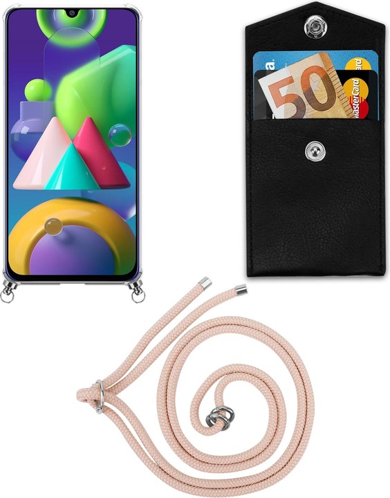 Produktbild Cadorabo TPU Handy Kette SILBER Cover