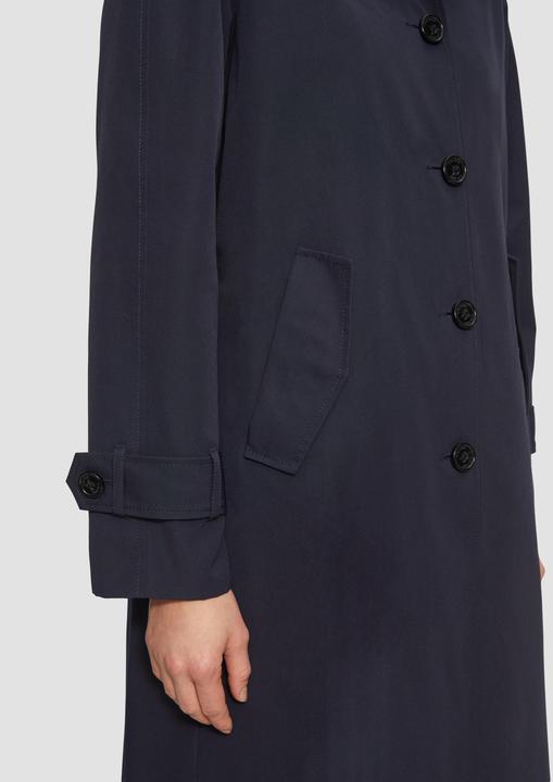 Image du produit S.Oliver Outdoor-Mantel Carcoat mit Rückenschlitz und Riegeldetail am Ärmel