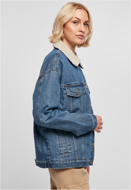 Immagine prodotto Urban Classics Giacca in denim Sherpa oversize da donna (M)