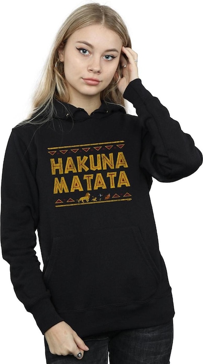 Immagine prodotto Disney The Lion King Hakuna Matata Felpa con Cappuccio Donna (L)