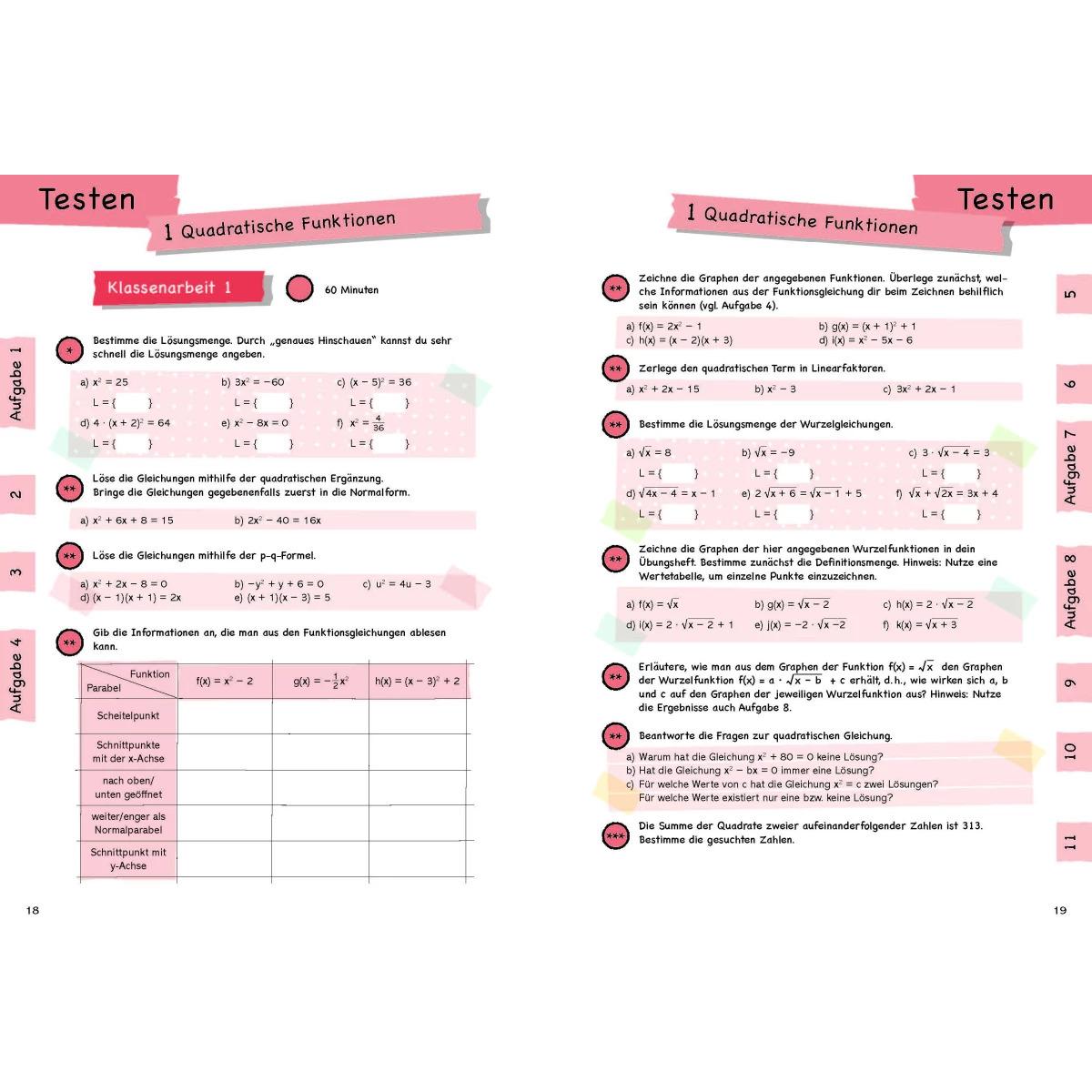 Thumbnail - Wissen – Üben – Testen: Mathematik 10. Klasse, Schulbücher
