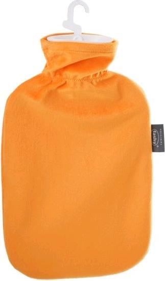 Produktbild Fashy Wärmflasche 2l Flauschbezug orange (2 l)