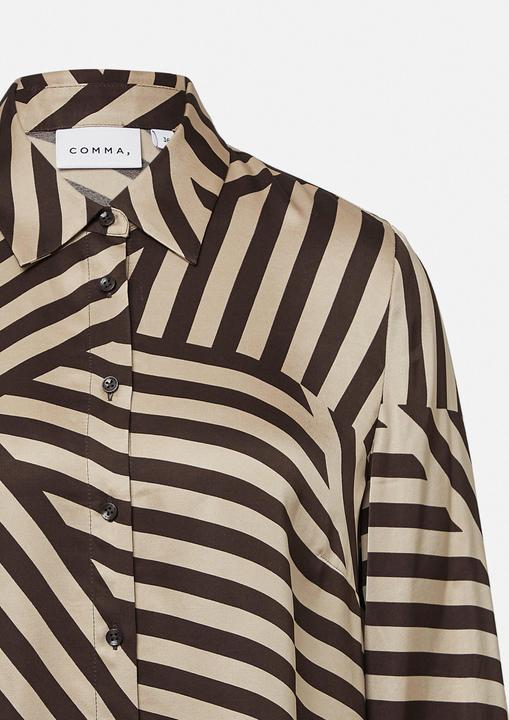 Immagine prodotto Comma Bluse Satinierte Hemdbluse mit All-over-Print (32)