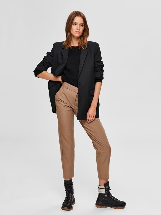Image du produit Selected Femme Pull en laine à col ras du cou (XXL)