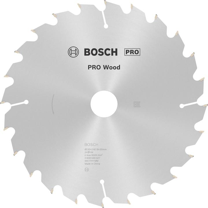 Produktbild Bosch Professional Zubehör PRO Wood Kreissägeblatt, 230 x 2.8 x 30 mm