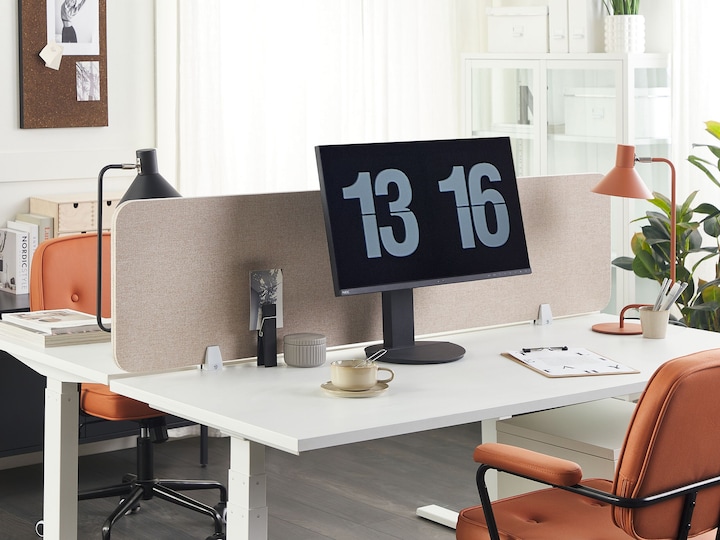 Immagine prodotto Beliani Divisorio per scrivania beige 160 x 40 cm WALLY