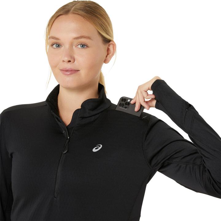 Produktbild ASICS Performance Asics Road Winter 1/2 Zip Layer Black Woman (L)
