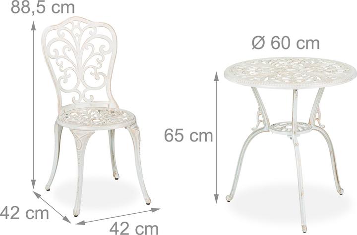 Actual product image Relaxdays Garden Bistro-Set