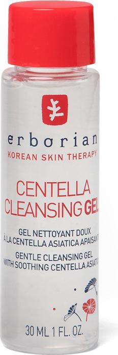 Image du produit Erborian Gentle Cleansing Gel Centella Clean sing Gel (Gel nettoyant doux) - Volume : 30 ml (Chiffons de nettoyage, 30 ml)