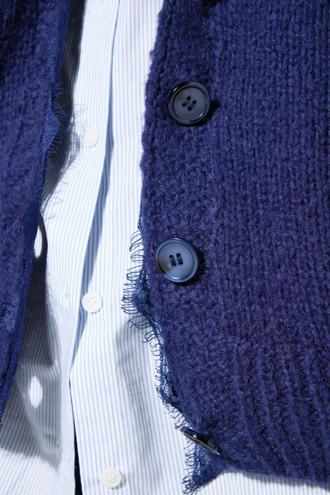 Immagine prodotto Studio Untold Cardigan dal taglio oversize con orli di pizzo e maniche lunghe (46, 48)