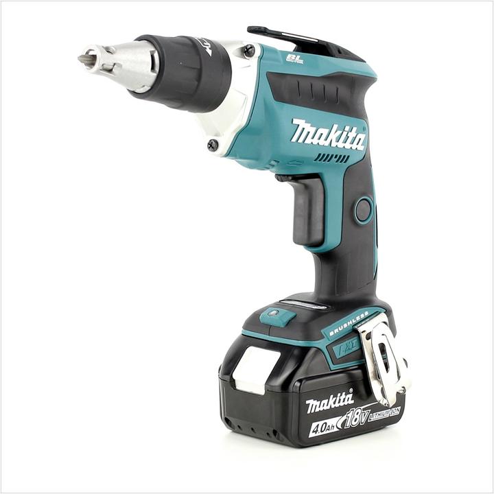Produktbild Makita DFS 452 M1 Akku Schnellbauschrauber 18V Brushless + 1x Akku 4,0Ah - ohne Ladegerät (Schlagschrauber)