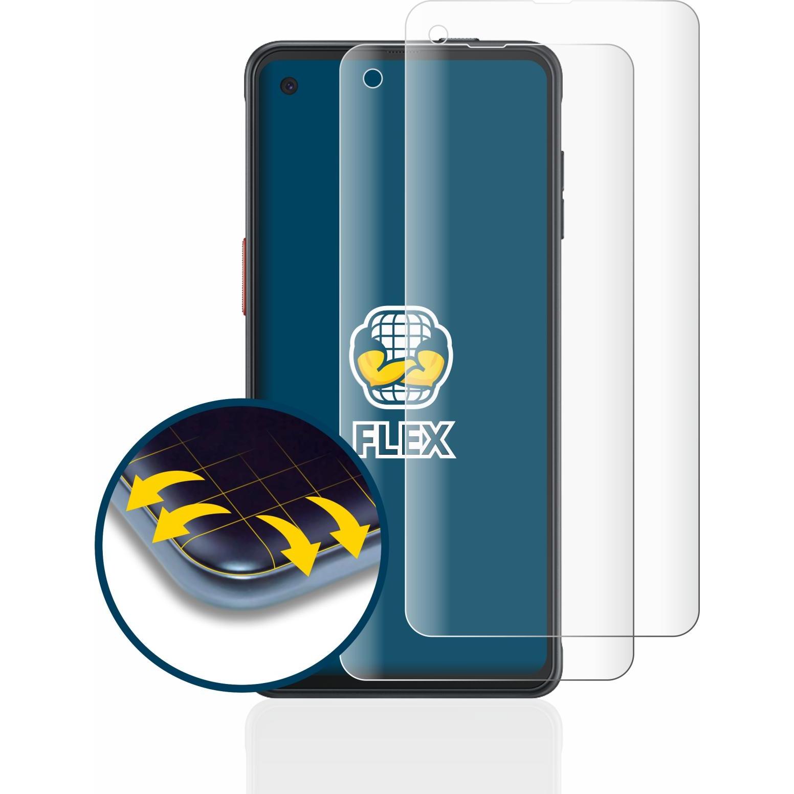 Thumbnail - BROTECT Full-Cover Displayschutz (2 Stück, Samsung Galaxy Xcover Pro), Smartphone Schutzfolie, Transparent