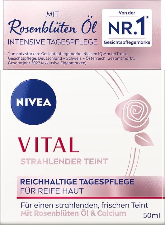 Productafbeelding NIVEA Vital Anti-Age Tagespflege strahlender Teint Topf (50 ml, Dagcrème)