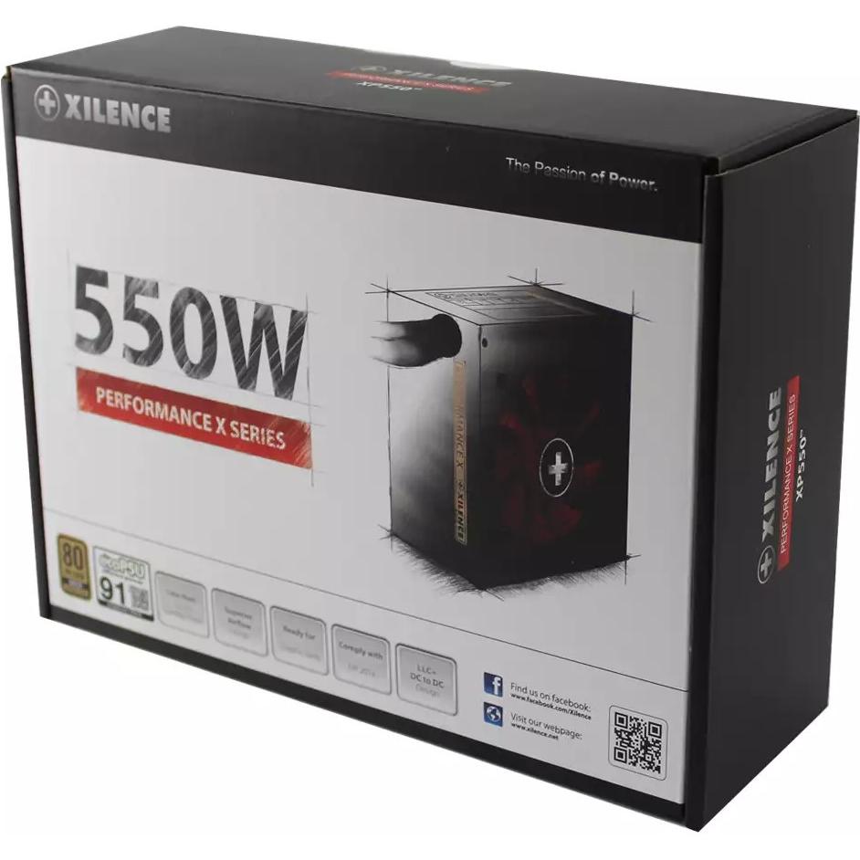 Xilence Performance X (550 W), PC Netzteil, Schwarz