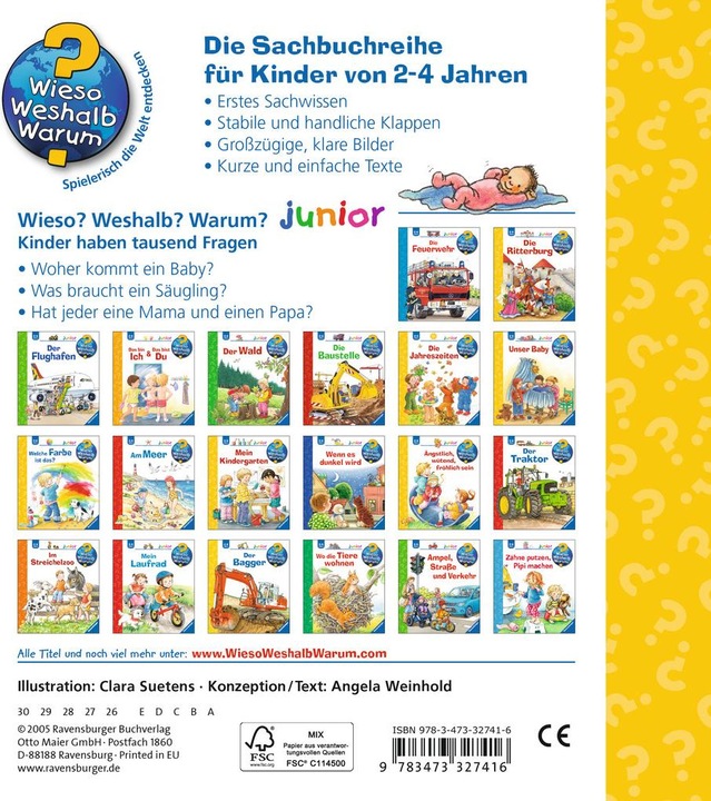 Produktbild Ravensburger Unser Baby (Deutsch, Angela Weinhold, Clara Suetens, 2015)