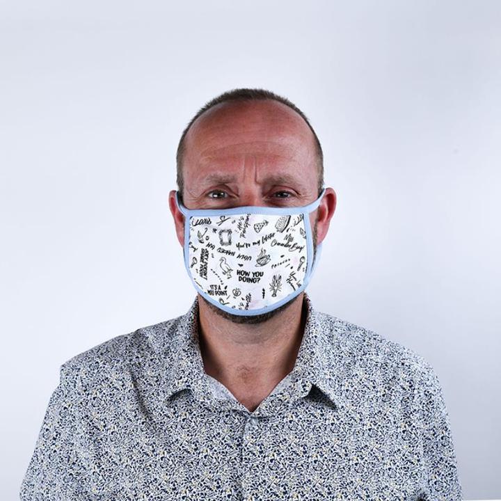 Produktbild Pyramid Friends: Mundschutz Phrases (2er Set) (2 x)