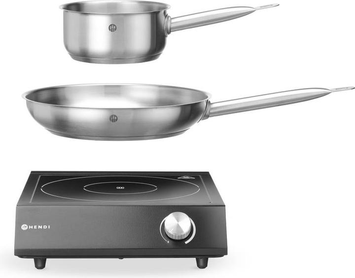 Actual product image Hendi Set: Induction hob 3500W + handle cash register