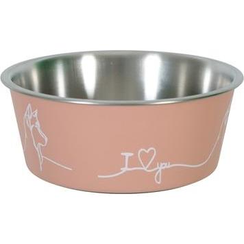 Comparer les prix de Gamelle inox antidérapante Love Dog - Rose