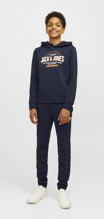 Actual product image Jack & Jones JJELOGO SWEAT HOOD 2 COL 24/25 NOOS JNR (152)