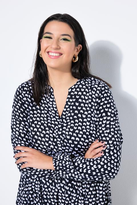 Produktbild Studio Untold Maxikleid, A-Line, Black&White-Print (56)