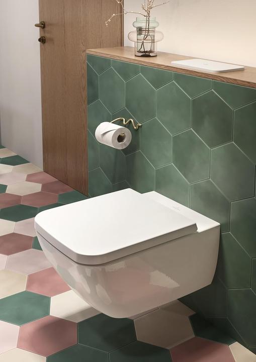 Productafbeelding Villeroy & Boch Venticello toiletzitting, met softclosemechanisme en afneembare zitting