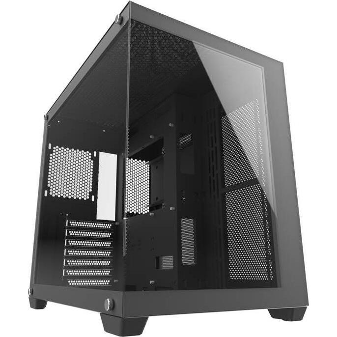 Darkflash Tech Darkflash C285P computer case (black) (ITX, ATX), PC Gehäuse, Schwarz