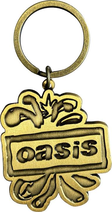 Actual product image Oasis Gold Logo Keyring