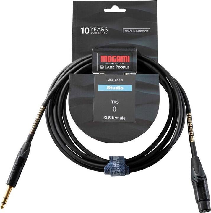Image du produit Mogami Gold Series Line Cable (3 m, XLR, jack 6.3mm)