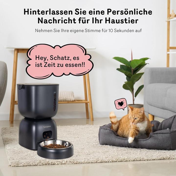 Image du produit Sarpaws Katzenfutter- und Wasserspender FW1 mit Timer (300 cl)