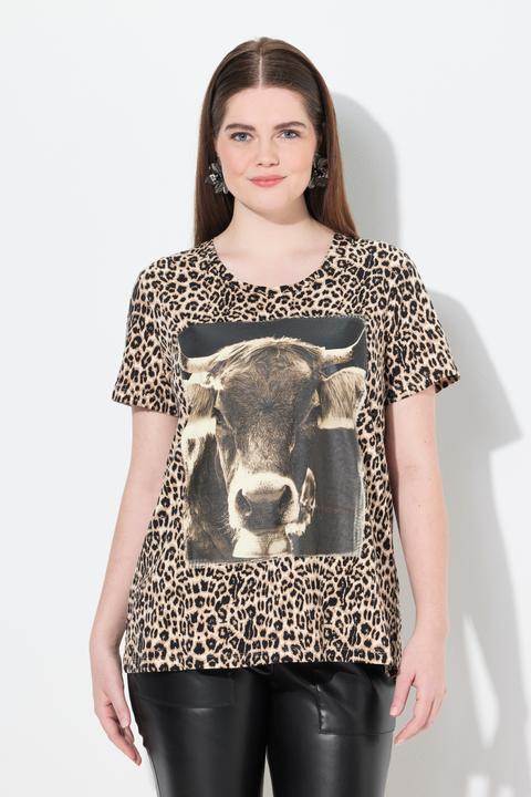 Produktbild Ulla Popken T-Shirt, Trachtenmotiv, Classic, Rundhals, Halbarm (62)