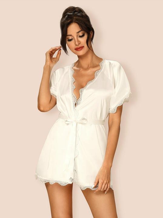 Produktbild Obsessive Prima Neve peignoir white L/XL (L)