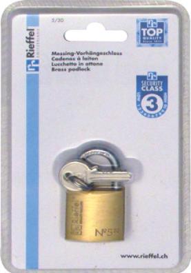Produktbild Rieffel Vorhängeschloss Nr. 5