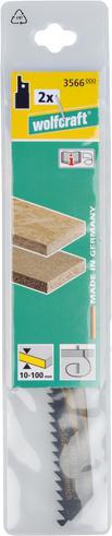 Produktbild wolfcraft 2 Säbelsägebl. CV, Holz, Kurve, L=150mm