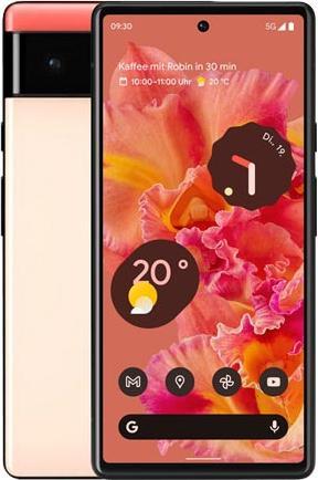 Immagine prodotto Google Pixel 6 (128 GB, Kinda Coral, 6.40", SIM + eSIM, 5G)