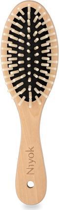 Image du produit Niyok Brosse à cheveux grande à picots en bois