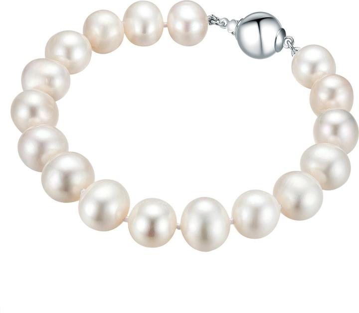 Image du produit Valero Pearls Femmes Argent Sterling Perle d'eau douce de culture Argent - 32970 (23 cm, Argent Sterling)