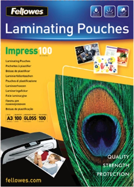 Fellowes Impress 100 (A3, 100 Stück, 100 µm)